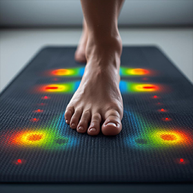foot analyzer device for foot analysis and gait assessment